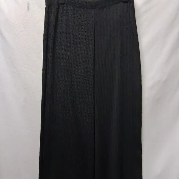 [BUNJANG] Black Pleated Wide Pants / 블랙 플리츠 와이드 팬츠30 28 개당