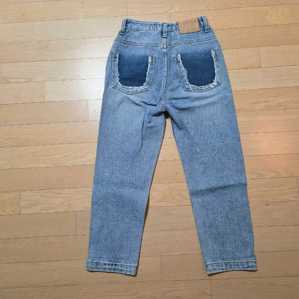 [BUNJANG] Boyfriend Fit Denim Jeans Slim Fit Unused / 보이핏 데님 슬림핏 (미사용)