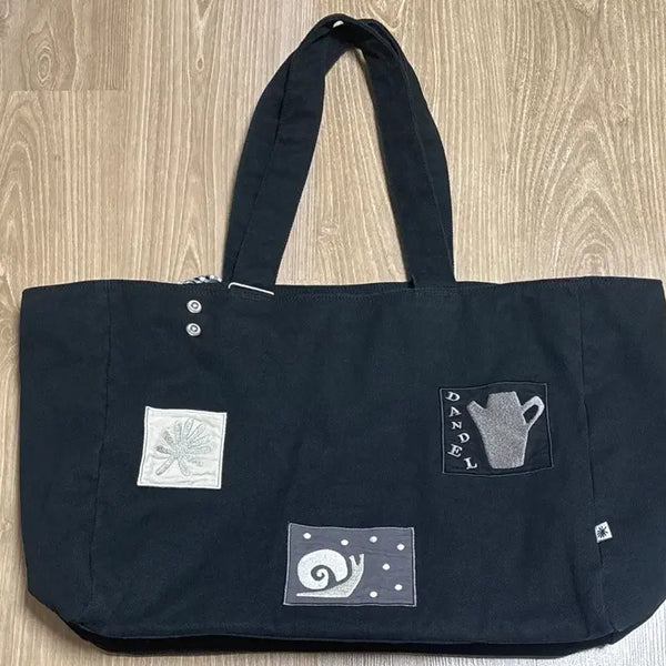 [BUNJANG] Dandel Eco Bag DD Gallery Shopper Bag (Black) / 단델 에코백 DD gallery shopper bag (BLACK)