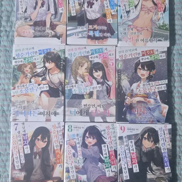 [BUNJANG] The Girl in the School Transfer Arc Complete First Edition Light Novel / 전학간 학교의 미소녀 전권 초판 라노벨