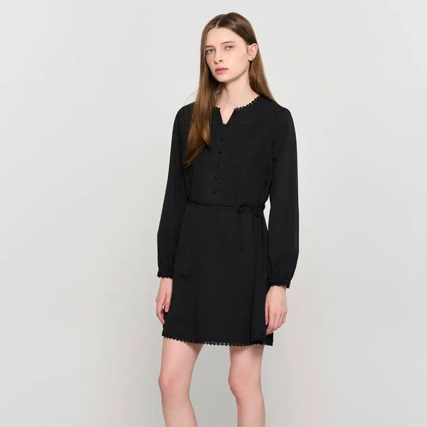 [BUNJANG] GENERAL IDEA Pintuck Lace Dress / 제너럴아이디어(GENERAL IDEA) 핀턱 레이스원피스 55-66새상품
