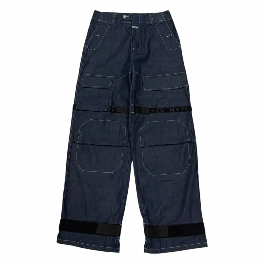 [BUNJANG] 90s Marithe Francois Girbaud Velcro Denim Y2K Pants 32 / 90s 마리떼 프랑소와 저버 벨크로 데님 Y2K 팬츠 바지 32