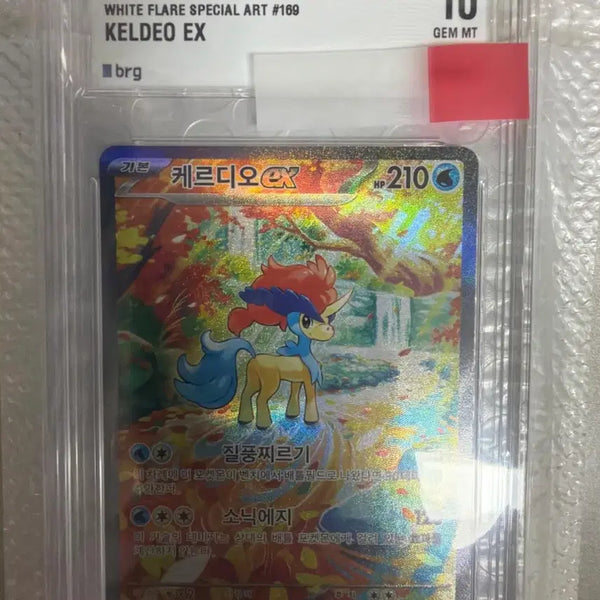 [BUNJANG] Pokemon Keldeo SAR BRG10 Graded Card / 포켓몬 등급카드 케르디오 sar brg10