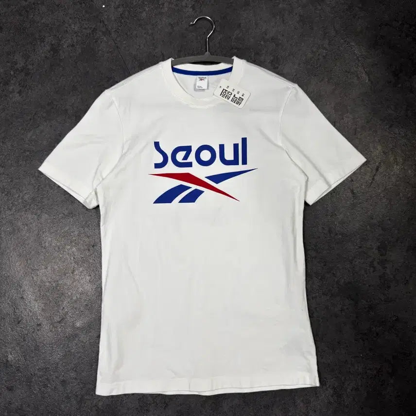 [BUNJANG] Reebok Seoul Short Sleeve T-Shirt White / 리복 서울 반팔티 화이트