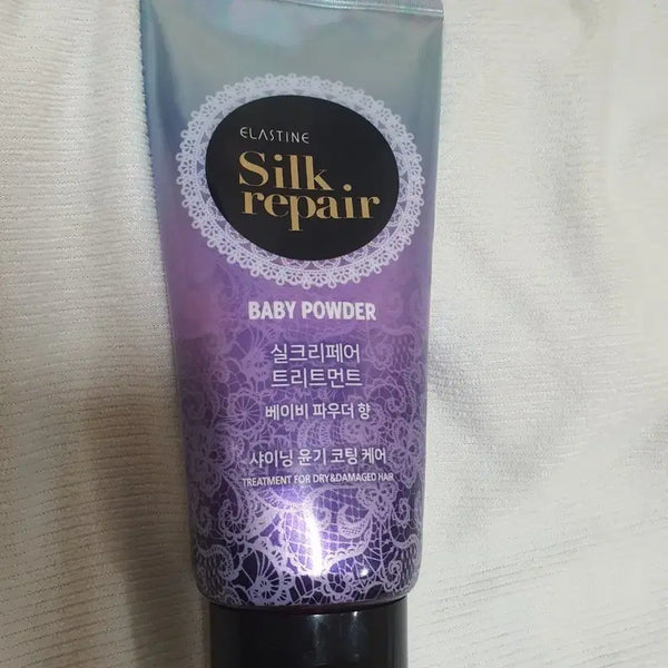 [BUNJANG] Elastine Silk Repair Baby Powder Treatment 300ml / 미개봉 엘라스틴 실크리페어 베이비 파우더 트리트먼트 300ml
