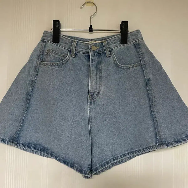 [BUNJANG] A-Line Denim Shorts / A라인 데님 숏팬츠