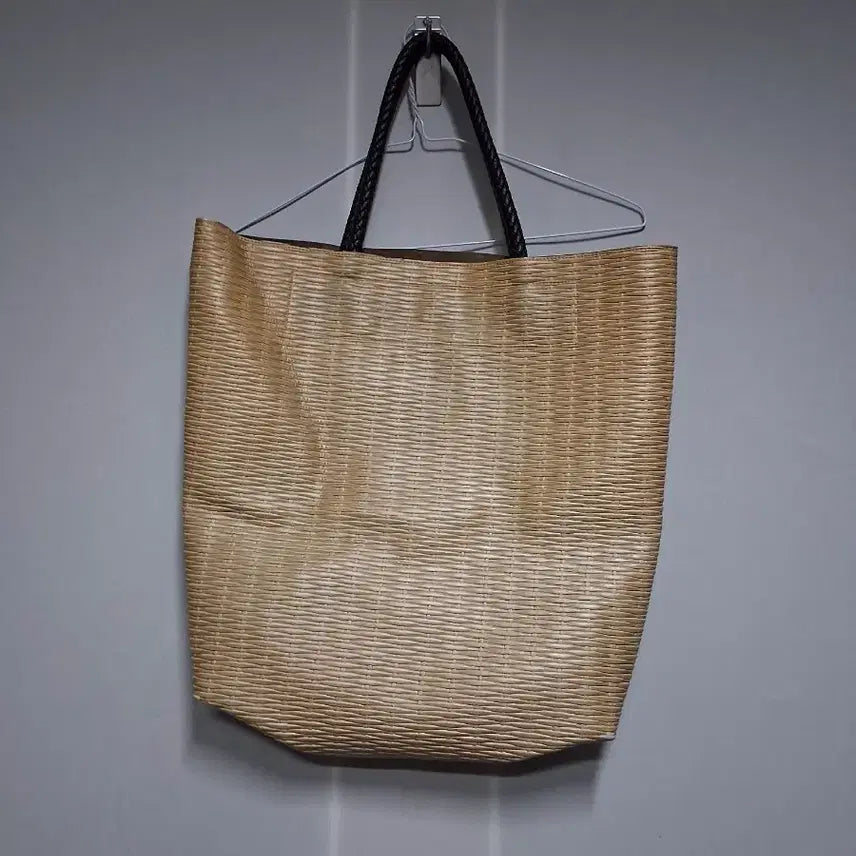 [BUNJANG] Rattan Tote Bag Beige / 라탄 토트백 베이지색