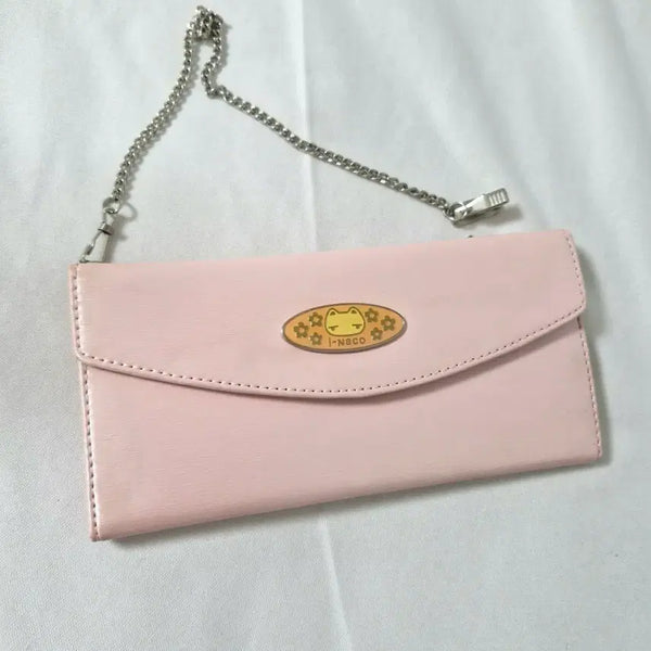 [BUNJANG] Aineko Pink Long Wallet / 고전문구 아이네코 핑크 장지갑 와와109 아이네꼬