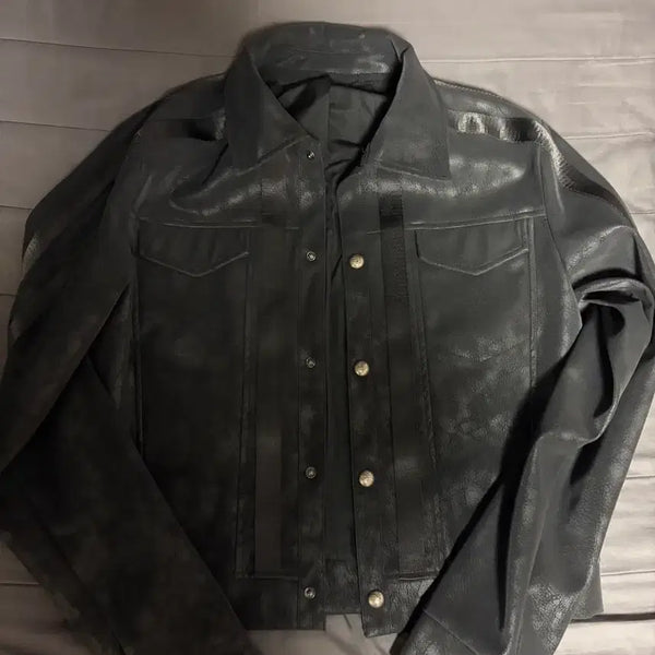 [BUNJANG] Beaccess Leather Jacket / 비액세스 no E mosen 레더자켓