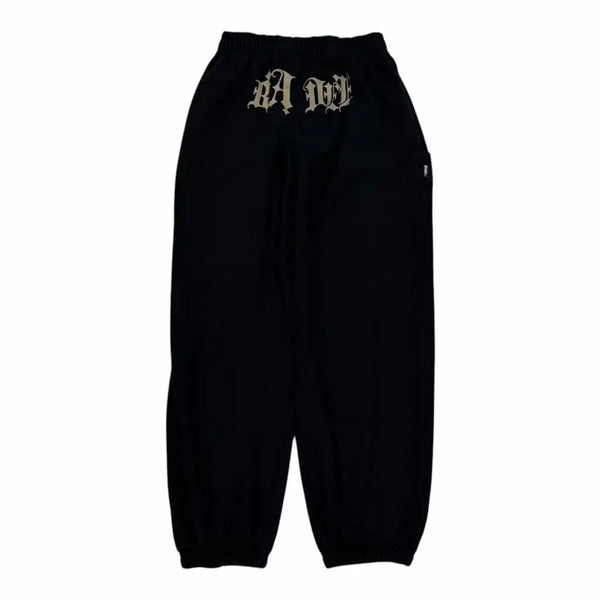 [BUNJANG] Bady Fleece Jogger Sweatpants Black M / 배디 플리스 조거 기모 스웻팬츠 바지 블랙 M