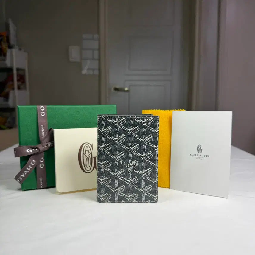 [BUNJANG] Goyard Saint Pierre Card Holder Wallet Grey / [새상품급,24SS/풀구성]고야드 생피에르 카드 홀더 지갑 그레이