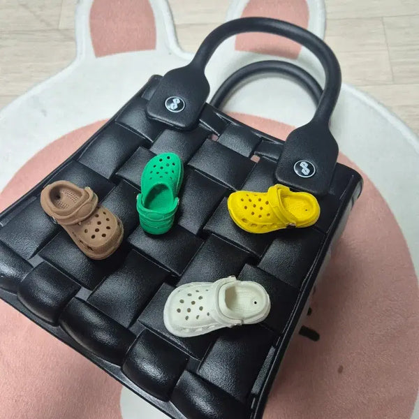 [BUNJANG] Crocs Style Black Tote Bag (Unsealed) / [개봉만 한 새제품] 크록스 스타일 블랙 토트백