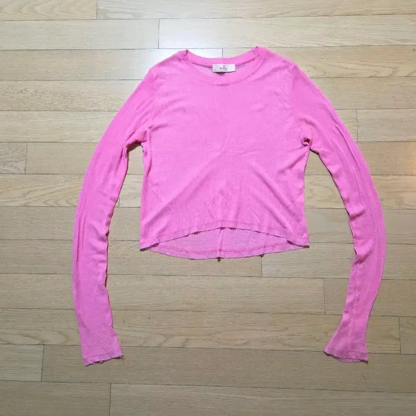 [BUNJANG] Cropped Long Sleeve Top / 크롭 롱슬리브 (착샷)
