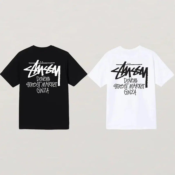 [BUNJANG] Stussy Dover Street Market Ginza Back Print T-Shirt White L / [새상품] 스투시 도버스트릿마켓 긴자  백프린트 화이트 L