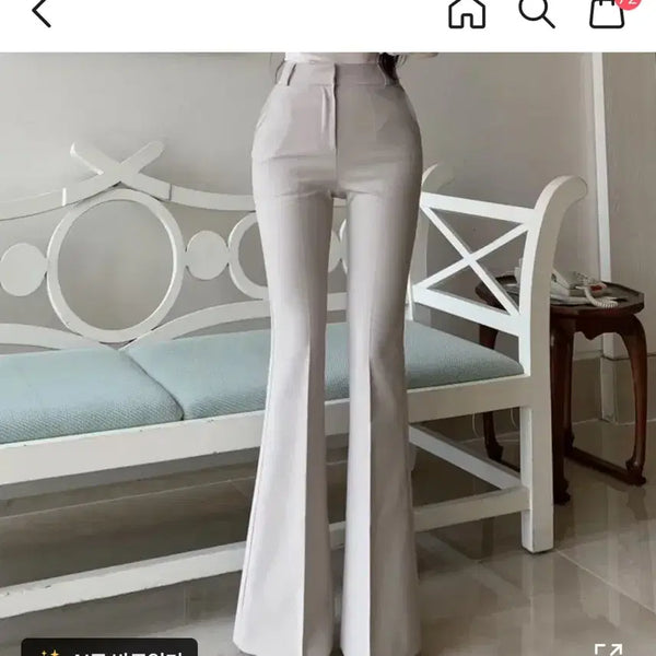 [BUNJANG] Black Hip Pad Pants / 블랙 골반패드 팬츠