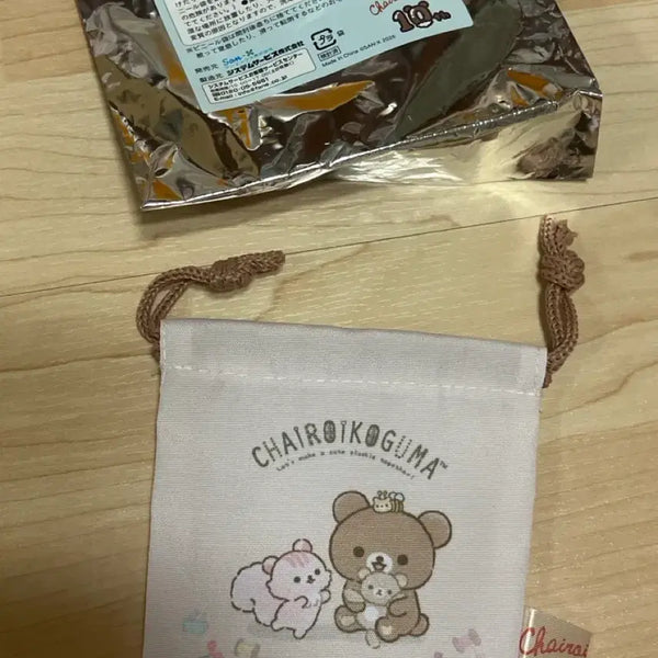 [BUNJANG] Rilakkuma Drawstring Pouch / (새상품) 리락쿠마 복조리 파우치