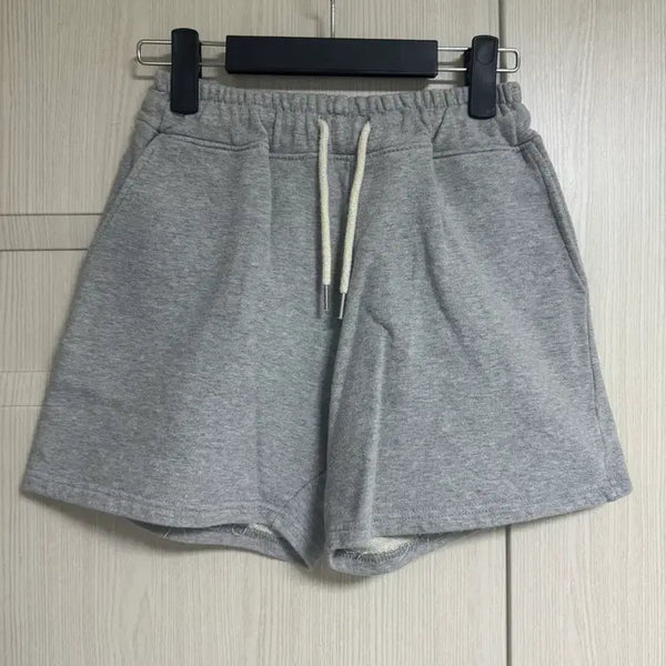[BUNJANG] Gray Training Pants Shorts / 회색 트레이닝 바지 트레이닝복 쇼츠 반바지