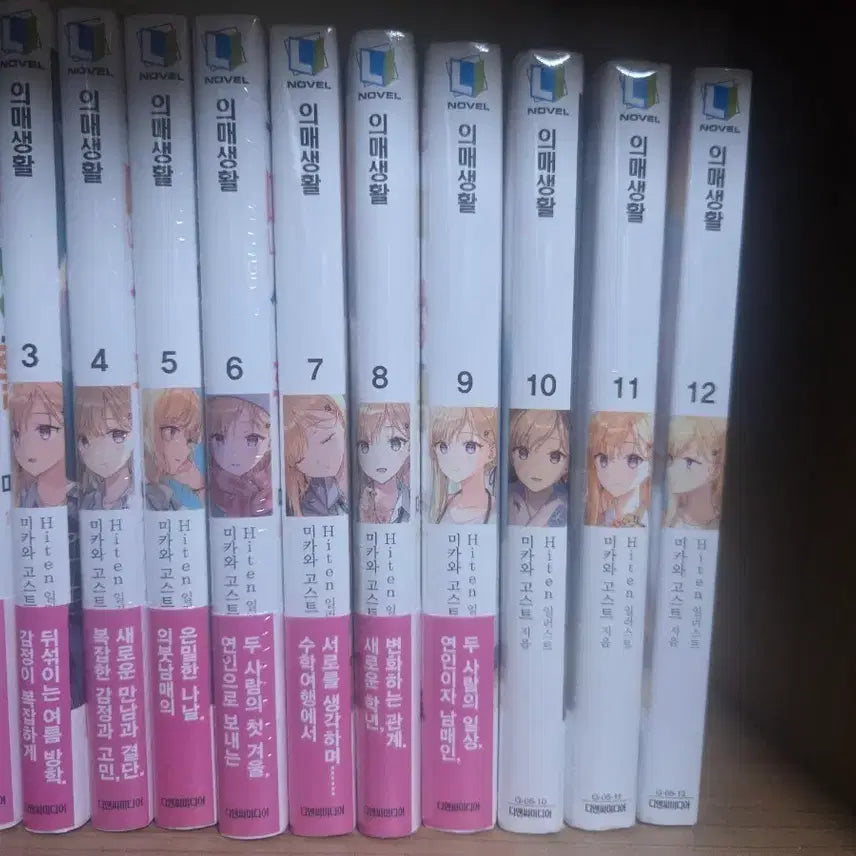 [BUNJANG] Ui Mae Saenghwal Full First Edition Set Novel / 의매생활 올초판 전권 일괄 라노벨