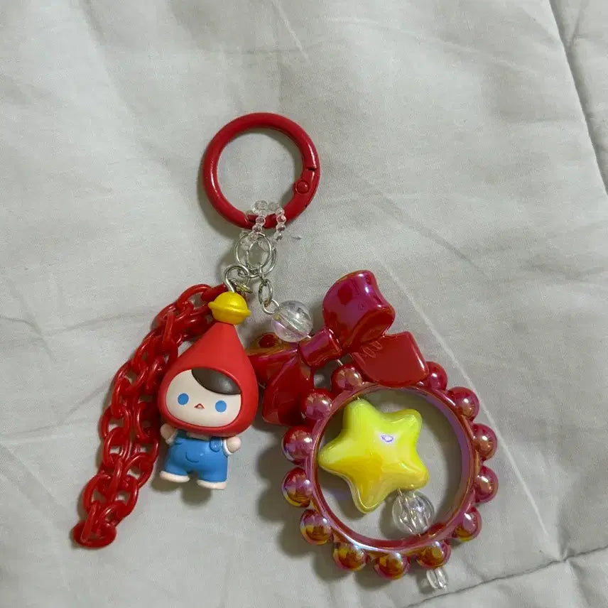 [BUNJANG] Handmade Beaded Pooky Keychain Strap / 푸키키링 푸키스트랩 핸드메이드 비즈키링