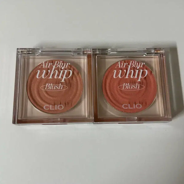 [BUNJANG] Clio Air Blur Whipped Blush Ginger Bread Cookie & Peach Tart Bundle / (새상품, 일괄) 클리오 에어 블러 휩 블러쉬 진저브레드 쿠키, 복숭아 타르트