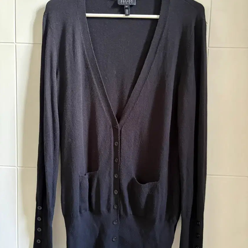 [BUNJANG] Escada Sport Black Cardigan M / ESCADA SPORT 블랙 가디건 M