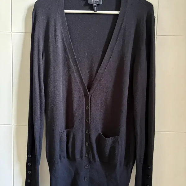 [BUNJANG] Escada Sport Black Cardigan M / ESCADA SPORT 블랙 가디건 M