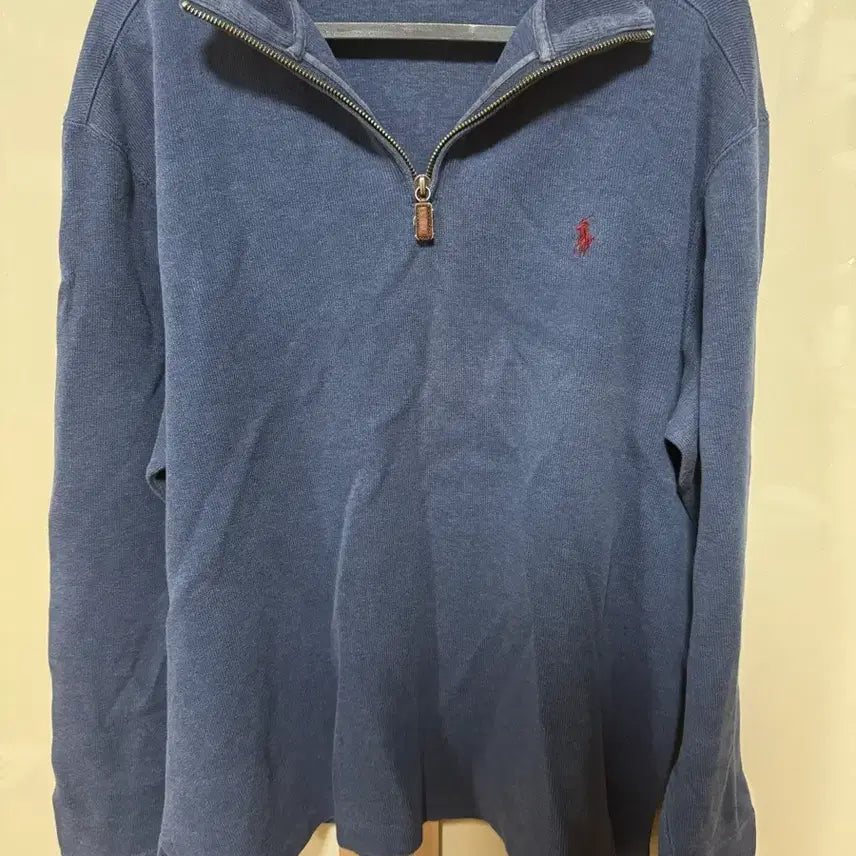 [BUNJANG] Polo Ralph Lauren Navy Half-Zip Knit XL / 폴로 네이비 반집업 니트 XL