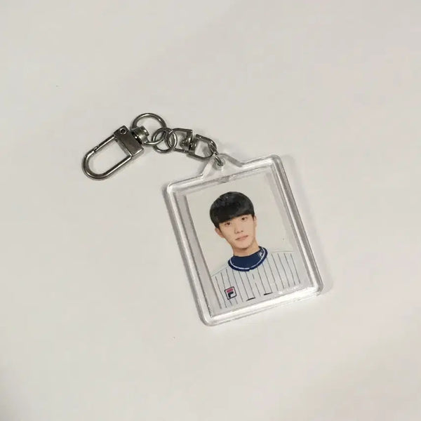 [BUNJANG] Samsung Lions Lee Jae-hyun Seoul High School Graduation Photo Keychain / 삼성 라이온즈 이재현 서울고 증사 키링 유니폼 구자욱 포카 포토카드 하트 히든
