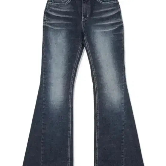 [BUNJANG] Synergy 102 Cat Washing Mid Rise Jeans Deep Blue / 시너진 102 캣 워싱 미드 라이즈 진 딥 블루