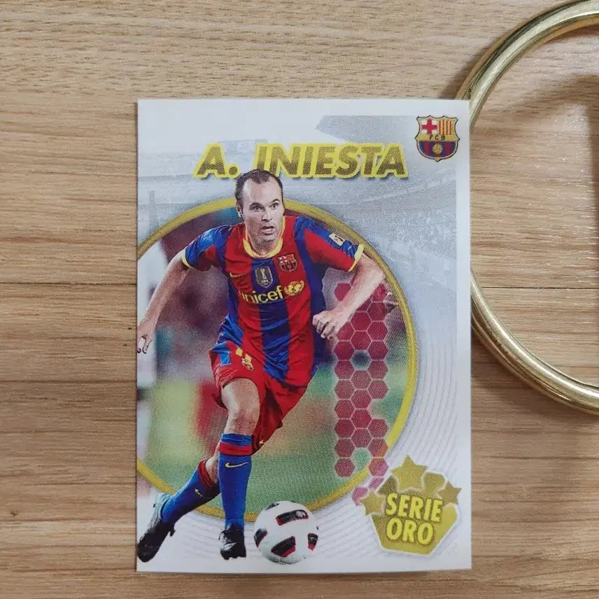 [BUNJANG] 2010-11 Panini Barcelona Iniesta Sticker Football Card / 2010-11파니니 바르셀로나 이니에스타 스티커축구카드