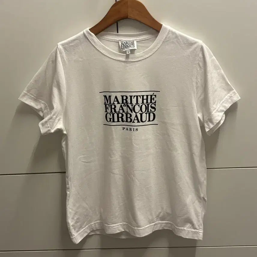 [BUNJANG] Marithe Francois Girbaud Short Sleeve T-Shirt White / 마리떼 프랑소와 반팔티 화이트