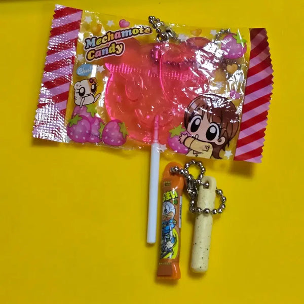 [BUNJANG] Heisei Retro Candy Gacha Keyring Bundle Set / 헤이세이 레트로  사탕 레어  키링  우마이봉 과자 가챠 키링 일괄