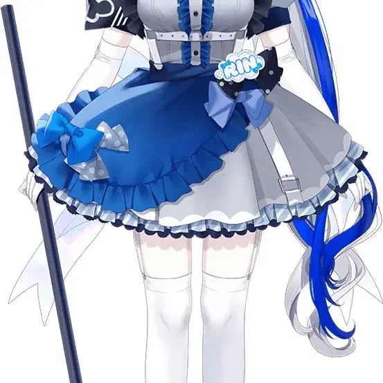 [BUNJANG] Aoku Morin Cosplay Costume Set / 스텔라이브 아오쿠모린 코스프레