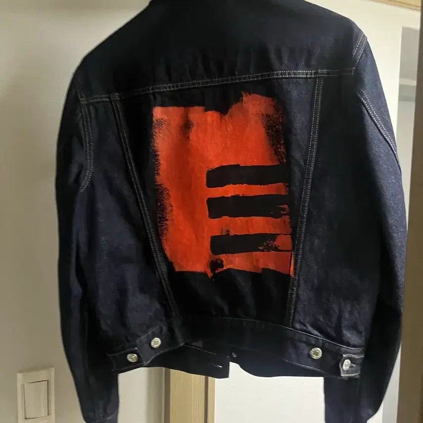 [BUNJANG] Helmut Lang Josephine Maxfleece Denim Jacket / 헬무트랭 조세핀 멕세퍼 데님자켓