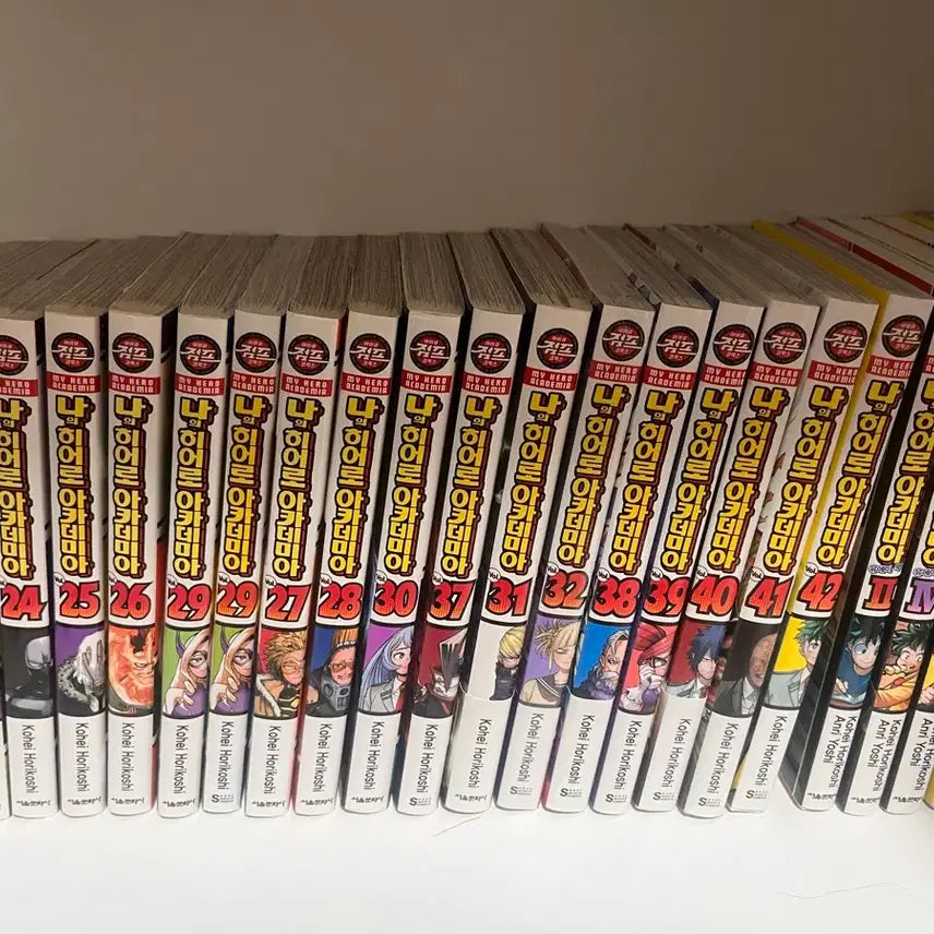 [BUNJANG] My Hero Academia Manga Volumes 21-42 Bundle Set / 21~42권 나의 히어로 아카데미아 만화책 전권판매 유에이백서 팀업미션 히로아카 나히아