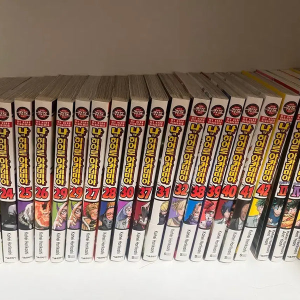 [BUNJANG] My Hero Academia Manga Volumes 21-42 Bundle Set / 21~42권 나의 히어로 아카데미아 만화책 전권판매 유에이백서 팀업미션 히로아카 나히아