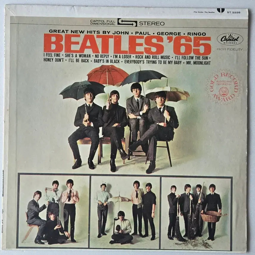 [BUNJANG] The Beatles Beatles '65 1971 USA Apple Records ST-2228 Stereo LP / The Beatles - Beatles '65 LP ( 1971 미국 Apple 라벨 ST-2228 스테레오 )