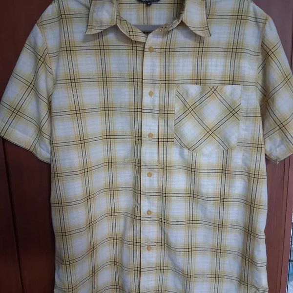 [BUNJANG] Royal Robbins Plaid Short Sleeve Shirt (M) / 로얄 로빈스 체크 반팔 셔츠 (M)