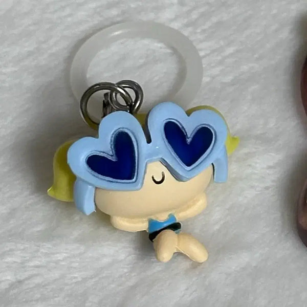 [BUNJANG] Powerpuff Girls Bubbles Mezurashi Gacha Figure / 파워퍼프걸 버블 메지루시 가챠 피규어