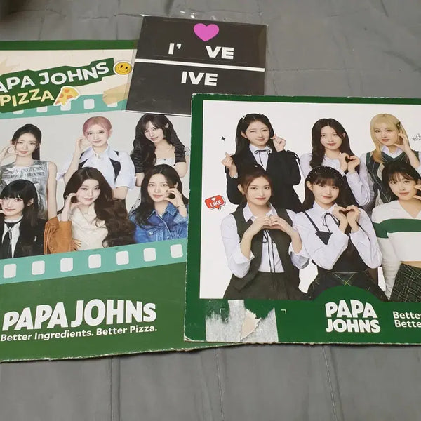 [BUNJANG] IVE Pizza Box Lid Bundle Set / 아이브 피자 박스 뚜껑 시디 일괄