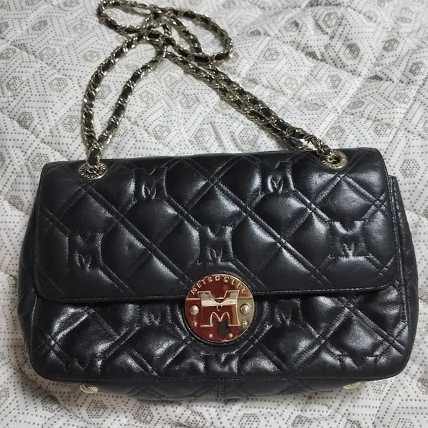 [BUNJANG] MCM Women's Quilted Chain Strap Crossbody Bag / 메트로시티 가방
