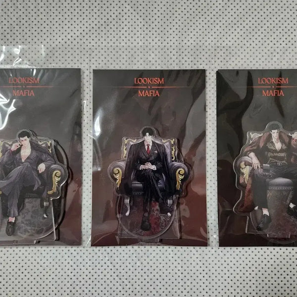 [BUNJANG] Lookism Mafia Essential Acrylic Standee Bundle Set (Park Jong-geon, Kang Da-gyeom, Kim Gi-tae) / 미개봉 외모지상주의 마피아 에센셜 아크릴 스탠드 박종건, 강다겸, 김기태 일괄