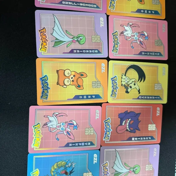 [BUNJANG] Pokemon All 10 Types Transportation Card Set / 포켓몬 교통카드 한번에 판매