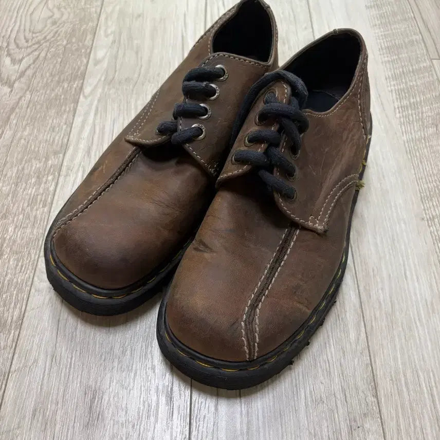 [BUNJANG] Dr. Martens Crazy Horse Vintage Derby Shoes / 닥터마틴 vtg 더비 크레이지홀스 260