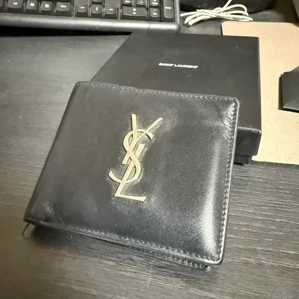 [BUNJANG] Saint Laurent Monogram Bi-fold Wallet / 생로랑 모노그램 반지갑