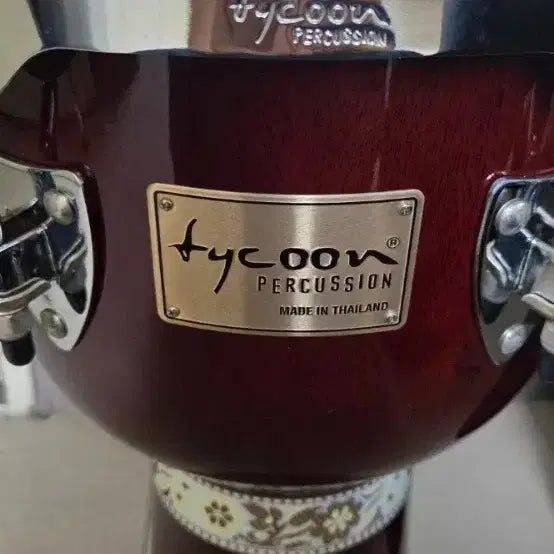 [BUNJANG] Tycoon Percussion Artist Series 12-inch Djembe Siam Oak Deep Red/Mahogany / 타이쿤 퍼커션