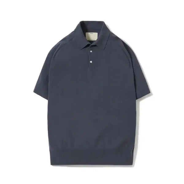 [BUNJANG] Pottery Cement Short Sleeve Comfort Polo Knit / [4] 포터리 시멘트 반팔 컴포트 폴로 니트