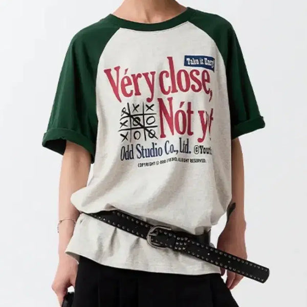 [BUNJANG] ODD STUDIO Short Sleeve T-Shirt Green M / 오드스튜디오 반팔티 그린 색상(사이즈 M)