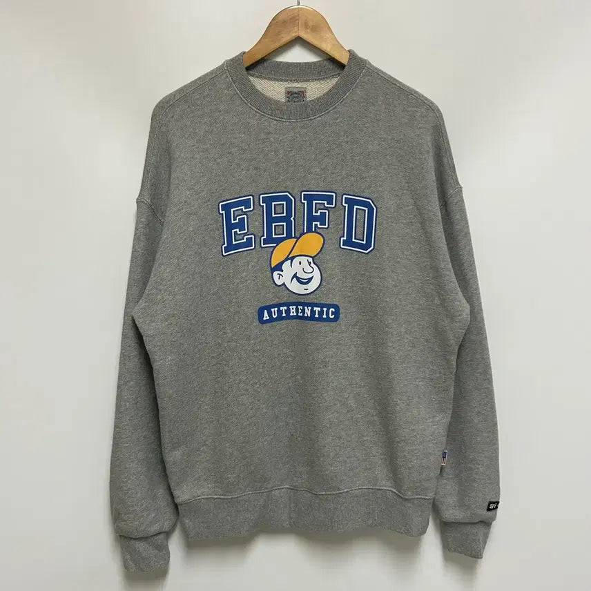 [BUNJANG] EBBETS FIELD BATS Logo Sweatshirt (Unisex 95) / [남여공용-95]이벳필드 베츠 로고 스웨트셔츠