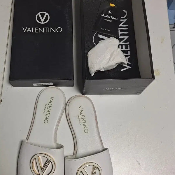[BUNJANG] Valentino VLogo Buongola Slides Sandals / 발렌티노 슬리퍼 샌들 부골라 V로고 발렌티노 신발